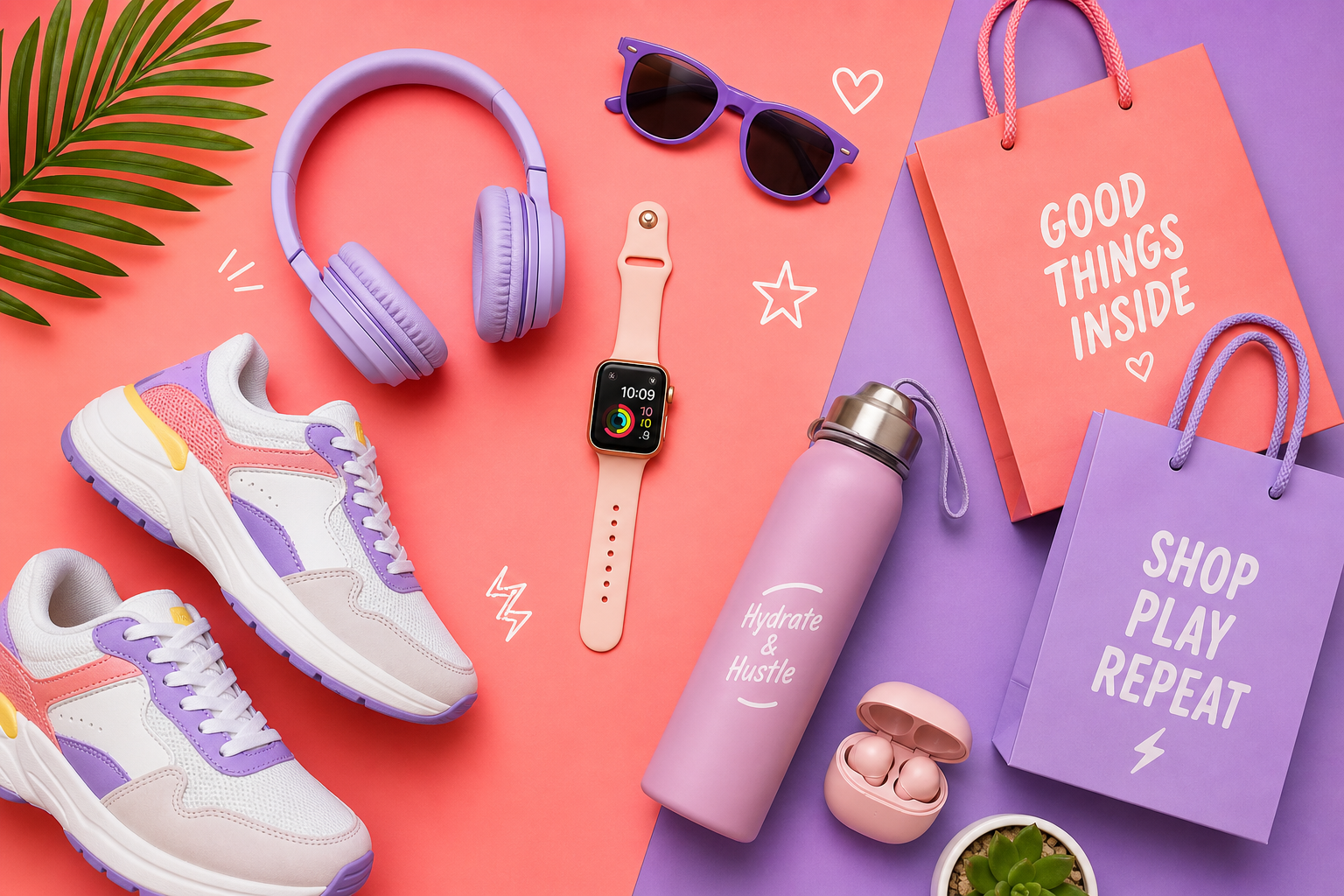 Trending products and shopping bags from Shopwave online store